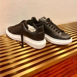 Alexander McQueen Black and White Men's Sneakers